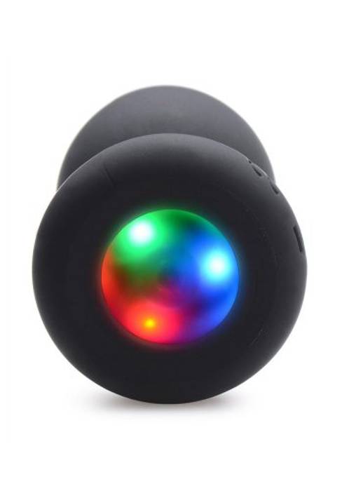 Light-Up Silikon Analplugg, Medium