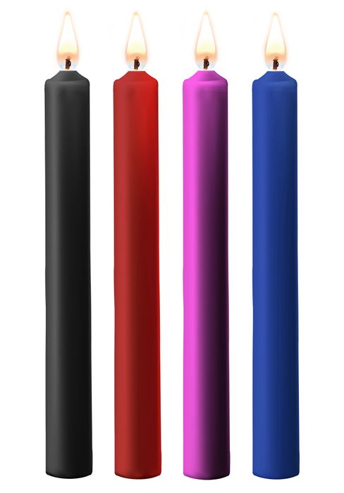 BDSM Vaxljus Mix Large 4-pack